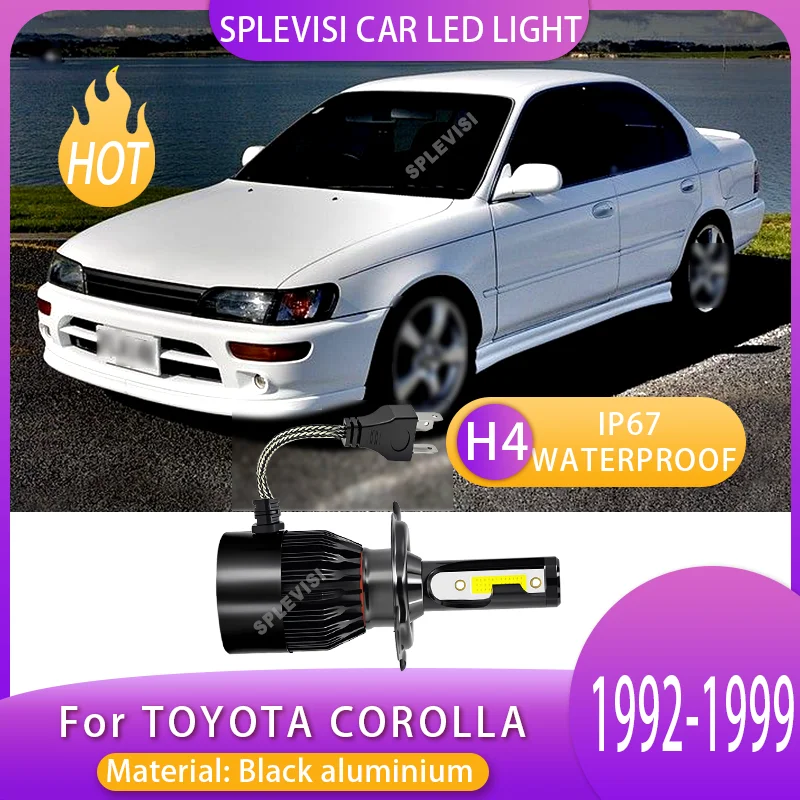 

pure, bright white (around 6000K) LED Car Light Bulb Headlamp For TOYOTA COROLLA 1992 1993 1994 1995 1996 1997 1998 1999