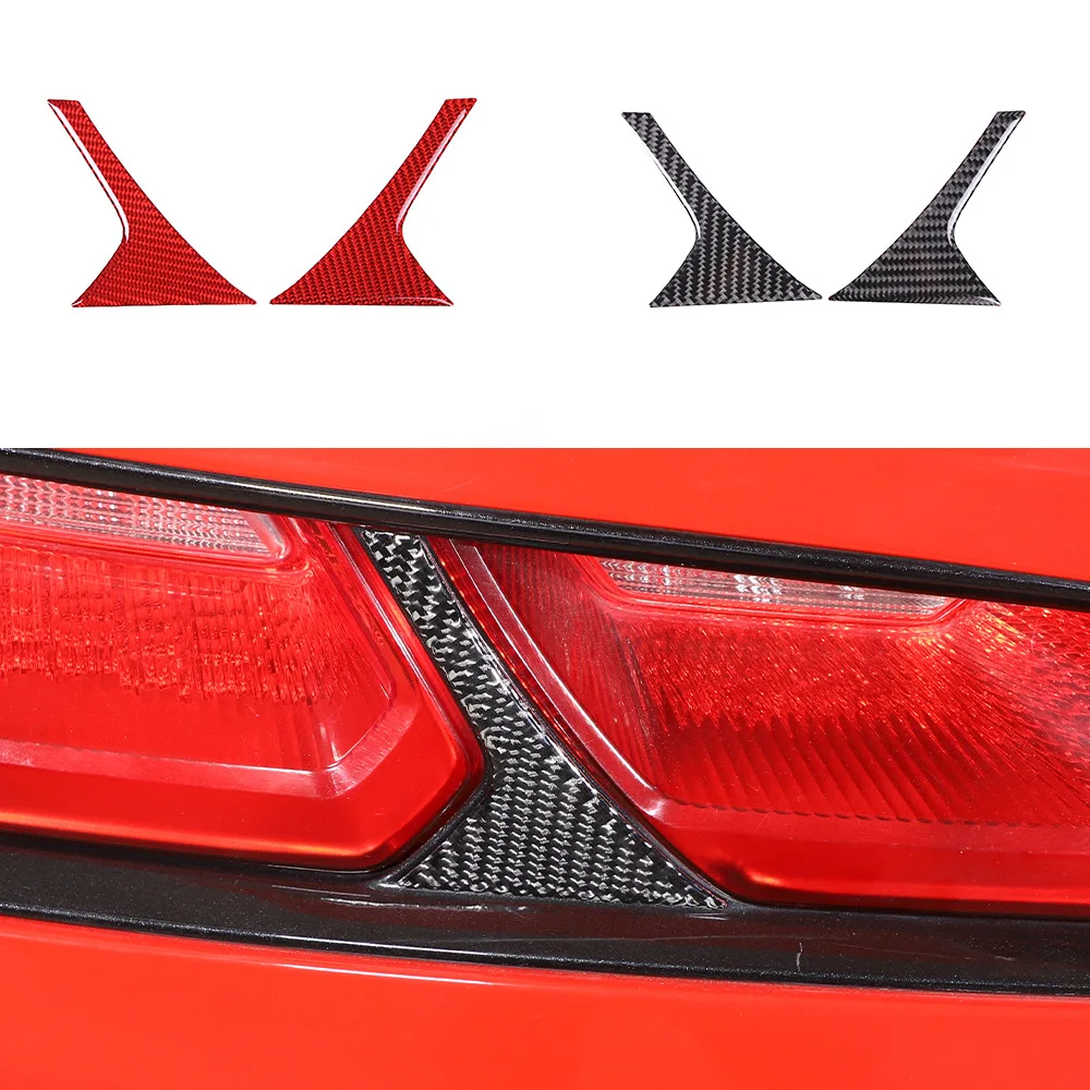 

rear tail light partition decorative piece real for 14-19 Corvette C7 carbon fiber soft accessories