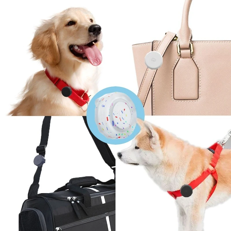 جراب سيليكون مقاوم للماء مضاد للخسارة لجهاز Apple AirTag، تصميم تغطية كاملة مثالي لأطواق الحيوانات الأليفة وأحذية الأطفال