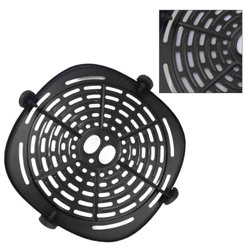 

Air Fryer Accessory Frying Plate Steaming Plate Replacement Plate Tray 18*18CM For Air Fried Replacement With Corner Protectors