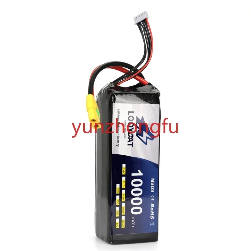 Lithium Polymer Batteries Manufacturer Lipo 6S 22.2V 10000mAh High Capacity Drone Batteries