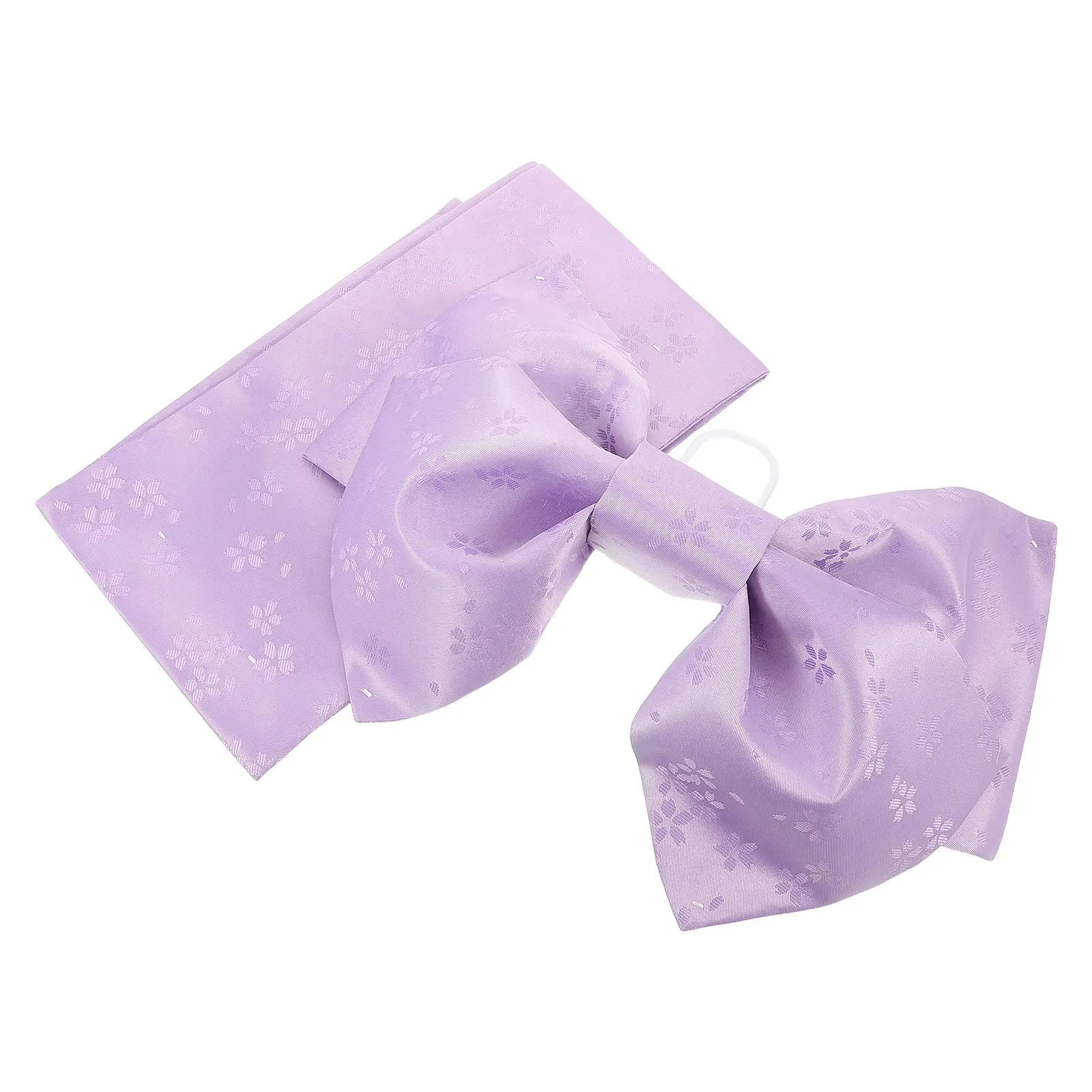 

Японское кимоно с бантом, предварительно завязанный пояс с цветочным принтом на талии и цветочным принтом для женщин, халат юката, традиционное японское кимоно с бантом