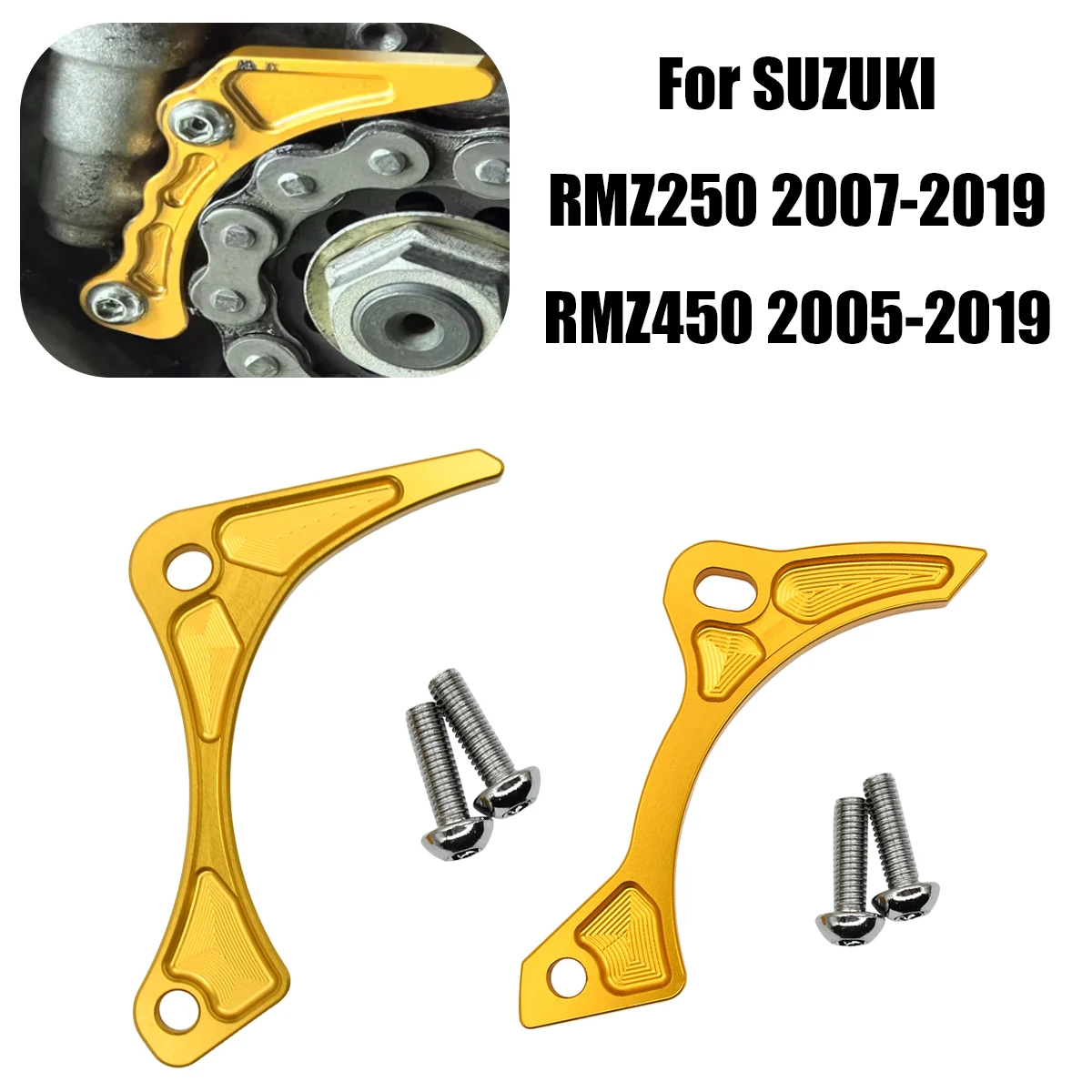 Motorcycle Engine Sprocket Protector Chain Guard Case Saver For SUZUKI RMZ 250 450 RMZ250 RMZ450 2005-2019 Motocross Universal