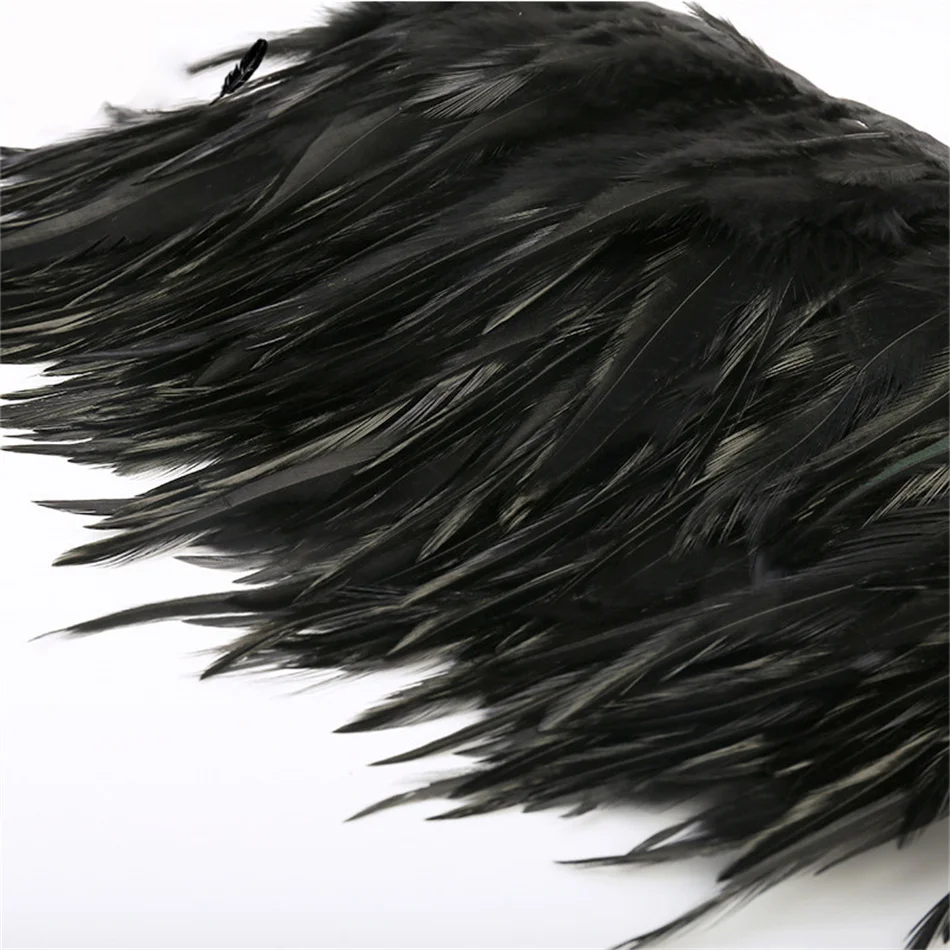 10Meters natural  feathers trim ribbon sewing clothes handwork feathers party wedding Plumas crafts DIY decoration 10-15cm