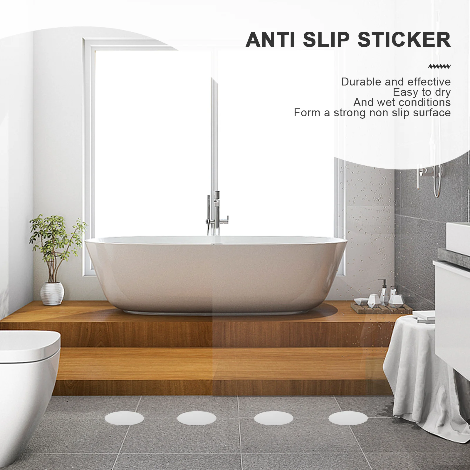 

10pcs Anti-Slipping Sticker For Bathroom Kitchen Pool Stairs Shower Bathtub Balcony Corridor Nonslip Surface Bath Safety