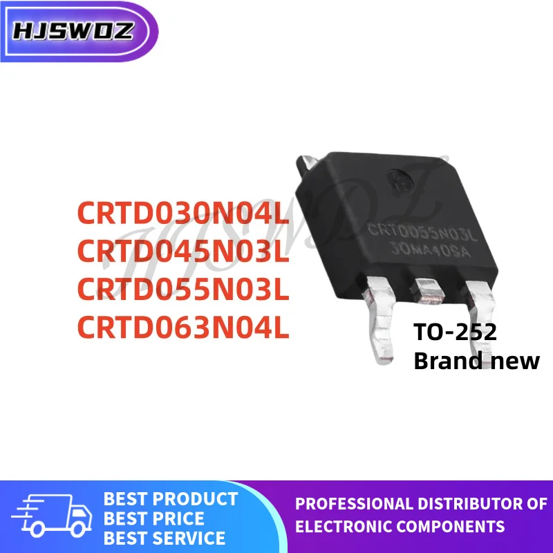 10pcs CRTD045N03L CRTD030N04L CRTD055N03L CRTD063N04L 030N04L 045N03L 055N03L 063N04L TO-252 MOS tube Best quality
