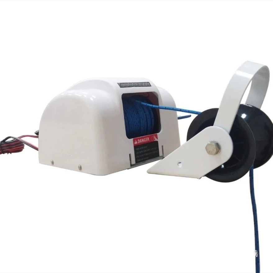 Guincho elétrico para água do mar, ancoragem automática para iate