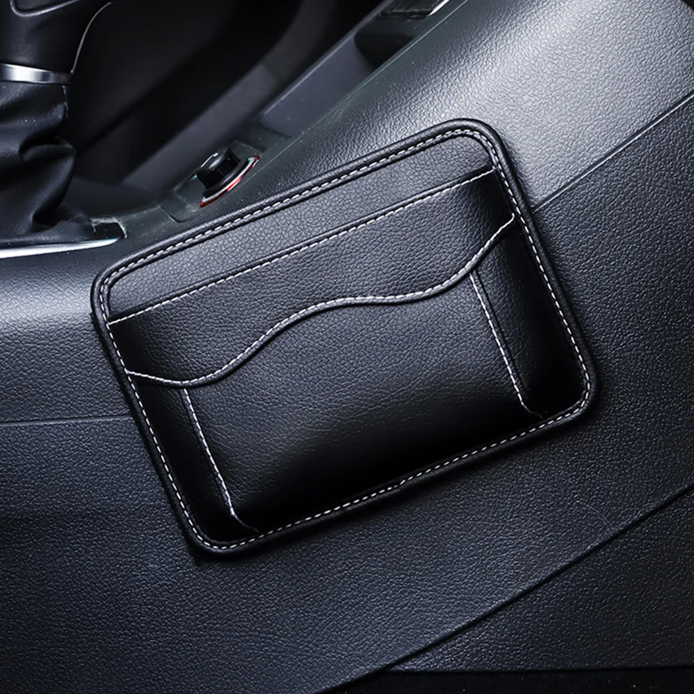 

Automotive Center Console Organizer Bag Multifunctional Design Easy Installation Phone Keys Snacks Storage Solution Car