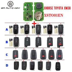 Xhorse VVDI Universal Remote Key Fob for Toyota for Lexus XM38 Generate For 4D 8A 4A Type all in 1 XSTO01EN With Original shell