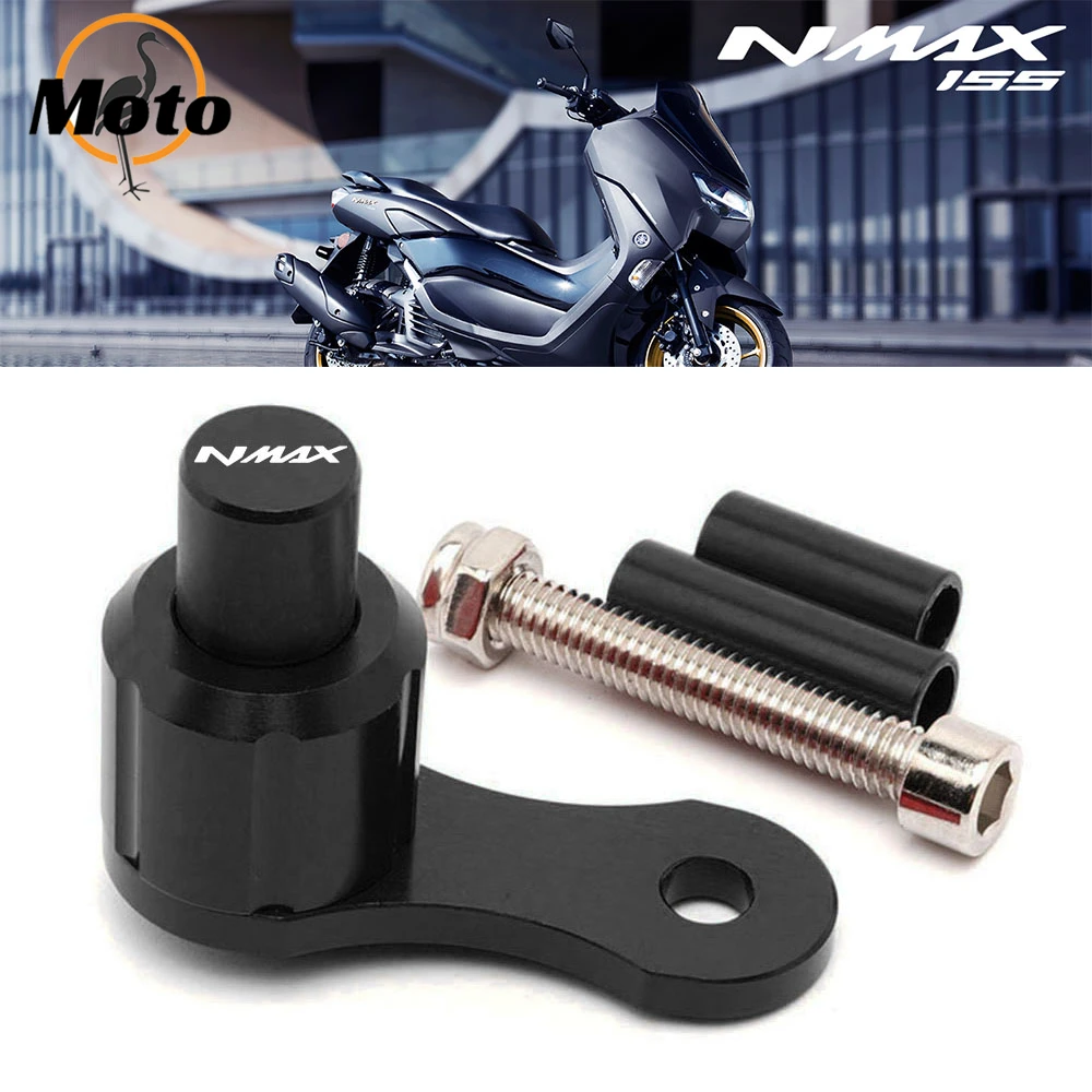 Palanca de freno para motocicleta Yamaha NMAX 155 125 Nmax155 Nmax125, accesorios, botón de interruptor de estacionamiento, bloqueo auxiliar semiautomático