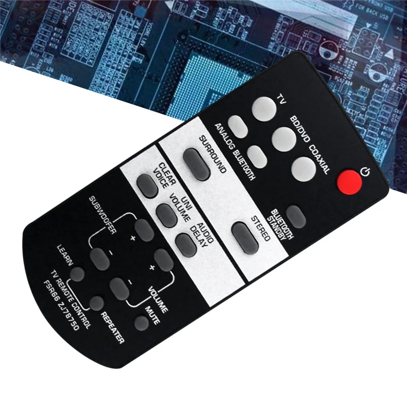 Replace FSR66 ZJ78750 Remote for Yamaha Sound Bar YAS-103 YAS-105 YAS-106 YAS-107 YAS-108 YAS-207 ATS-1030 ATS-1080