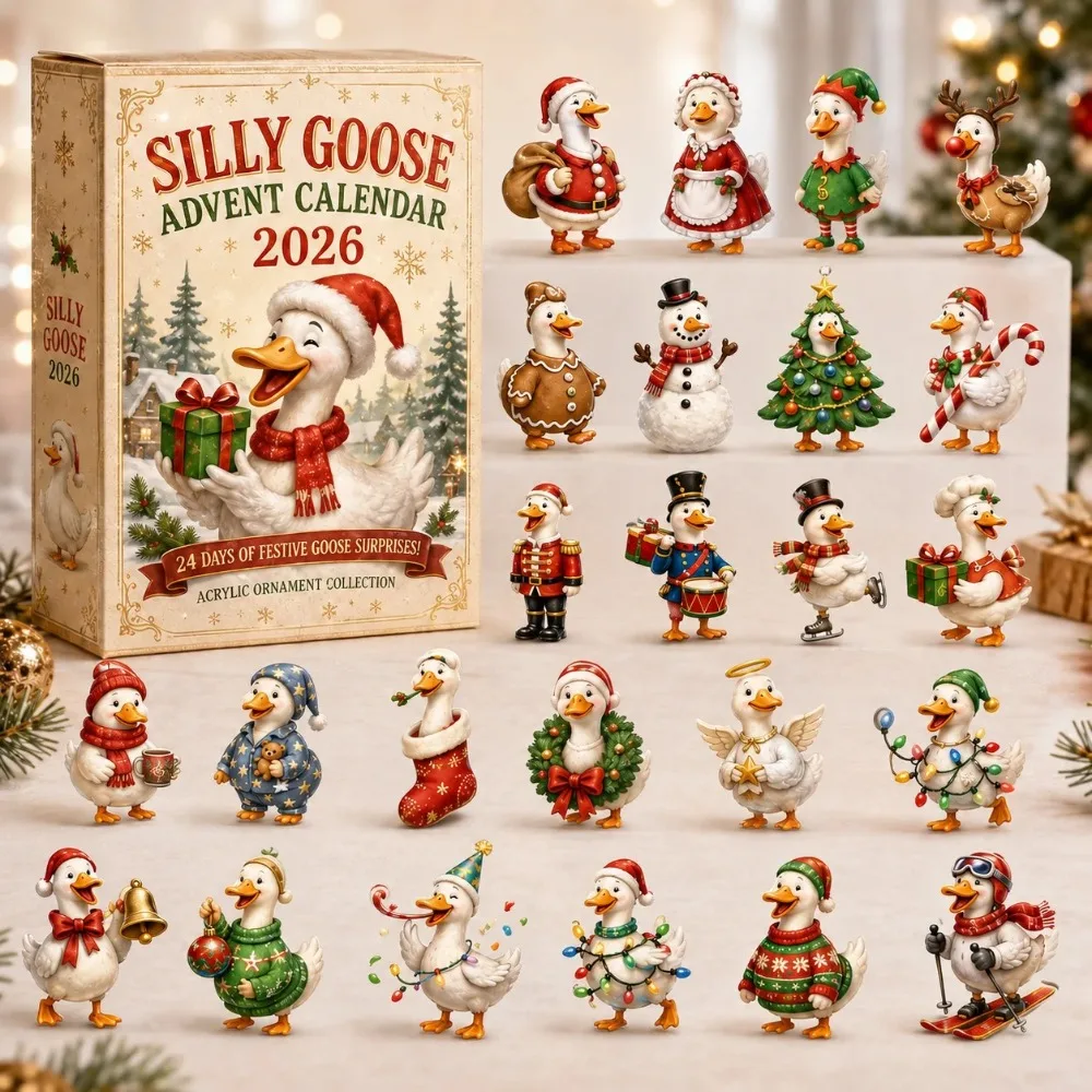 2027 Farm Animal Advent Calendar Rustic Christmas Countdown Surprise Collection Holiday Gift Tabletop Barnyard Display Set