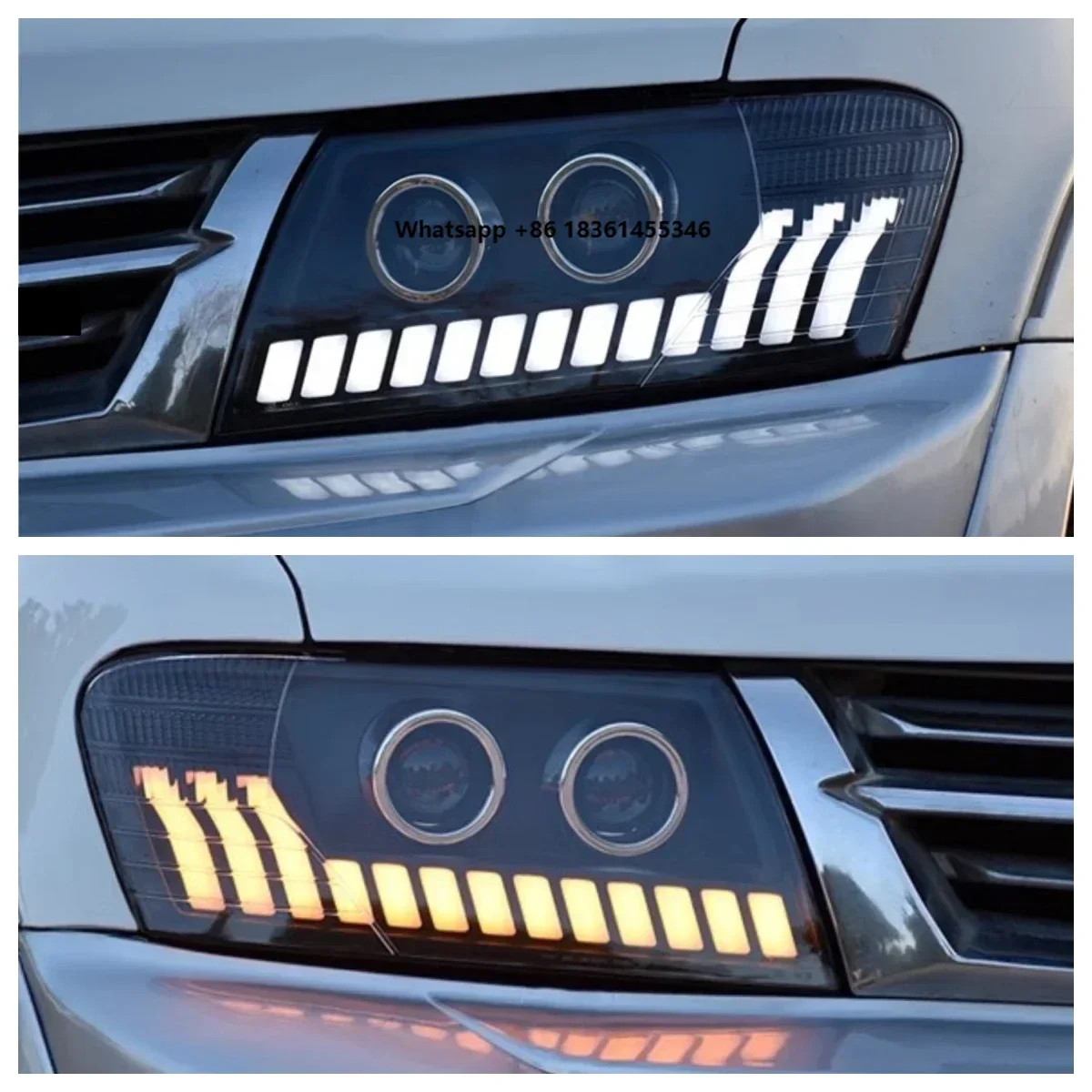 

Front Headlight Rear Taillight Assembly for Pajero V73 V77 V75 LED Daytime Running Light Turn Signal Car Accessories