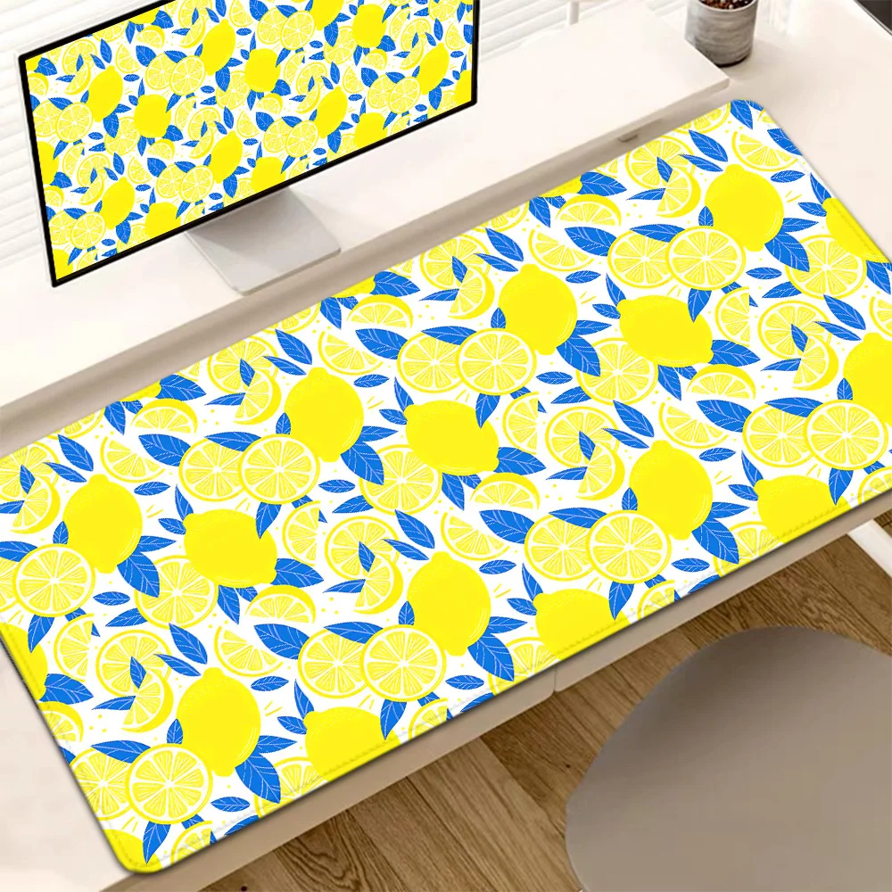 

Коврик для мыши Mosepad Lemon Fruit, аксессуары для компьютера, коврик для геймеров, игровые коврики, коврик для мыши в стиле аниме, украшение для стола