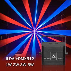 5w ILDA Laser Light 1w 2w 4w DMX512 Professional Stage Lighting Wedding Night Club Party Lights