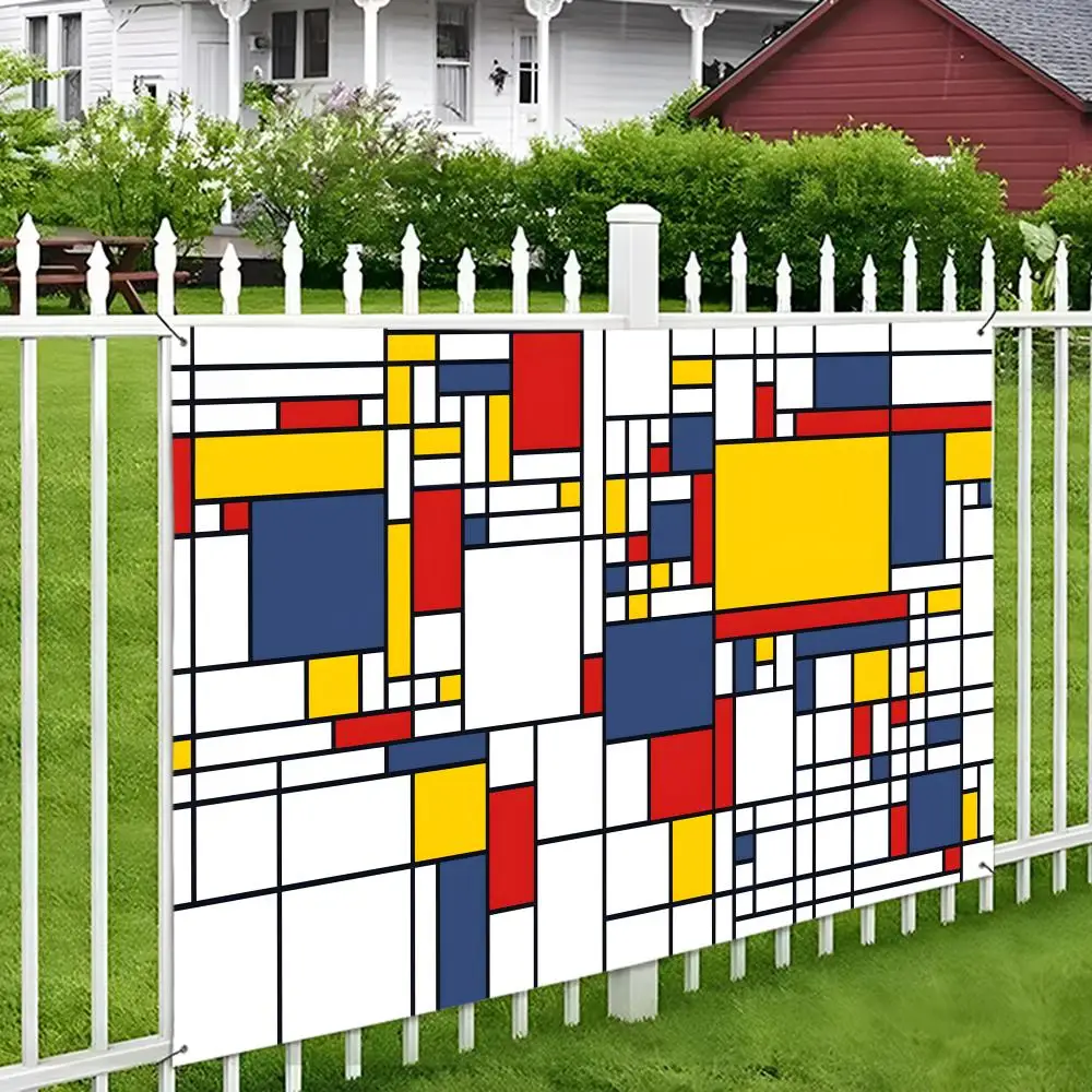 Geometric painter P-Piet M-Mondrian Flags Wall Hanging Tapestry Outdoor Decorative flag Background Blanket