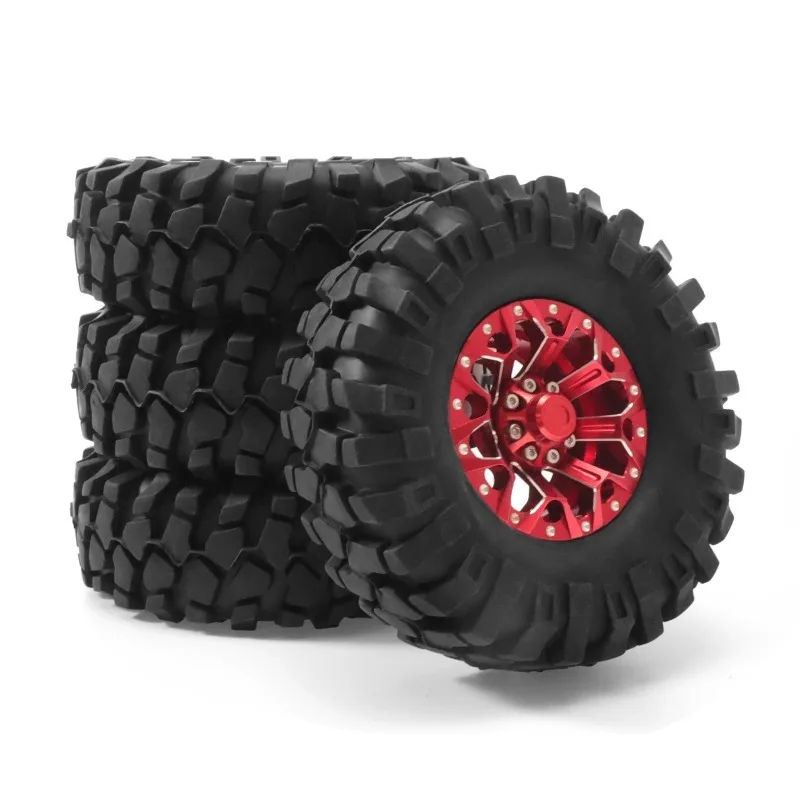 

4pcs 1.9inch 110mm Climbing car wheels and tires For 1/10 Rock Track Redcat Scx10 Axial 90046/90047 Rc4wd Yikong D90 Trx4 Trx6
