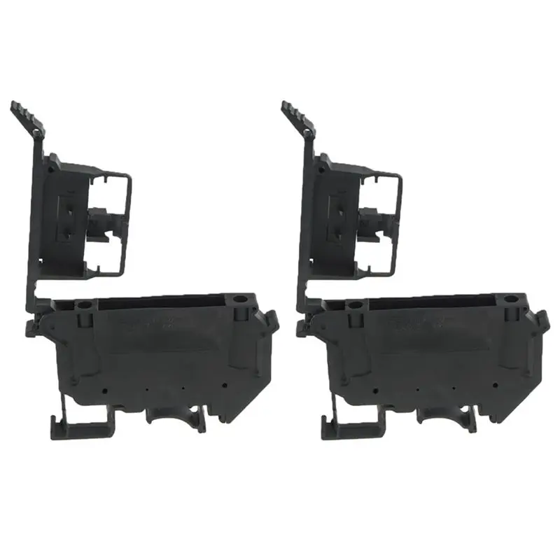 DT39 20Pcs UK5-HESI DIN Rail Fuse Terminal Block, Screw Clip Disconnect Terminal, 6.3A 800V, Black