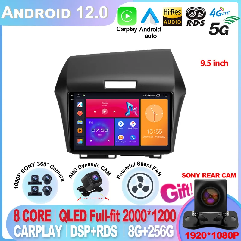 

2K For Honda Jade 2015 2016 2017 - 2020 Right hand driver RHD Radio Multimedia Video Player Car Navigation GPS No 2din 2 din DVD