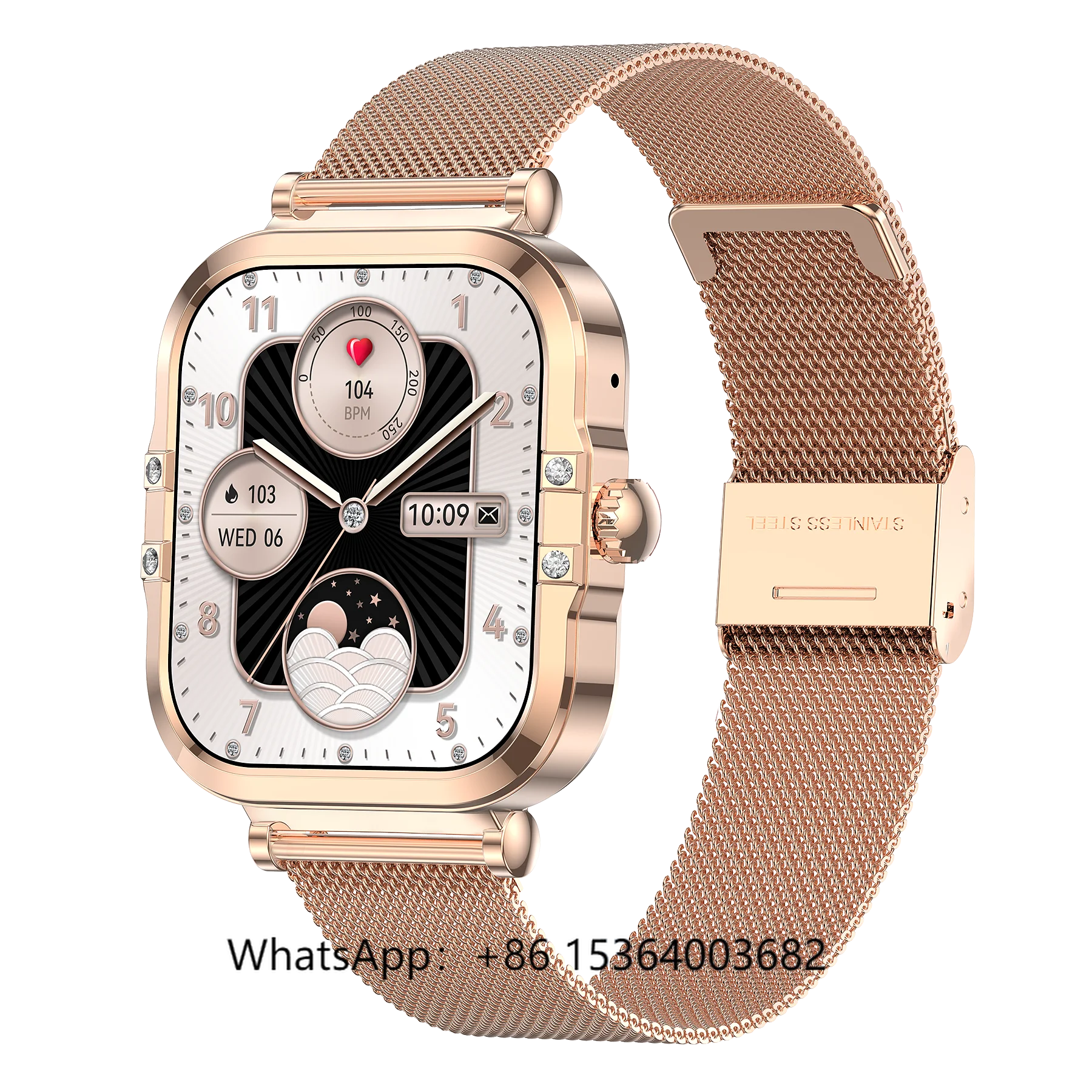 

IP68 NFC Smart Watch Outdoor HK82 Sports Smartwatch Sleep Monitor Relojes Fitness Tracker for Lady