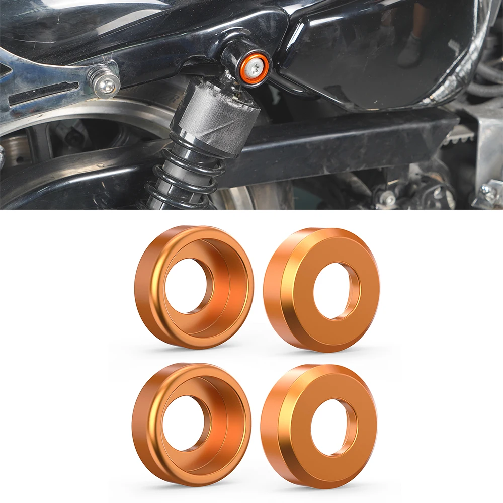 

For Harley Forty Eight XL1200X 2016-2022 4PCS Shock Absorber Bracket Decorative Rings Sportster 883 16-22 Iron 1200 883 XL883N