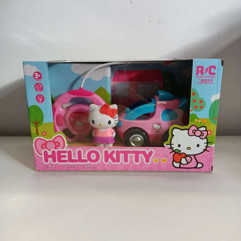 

Mini Hello Kitty Remote Control Toy Electric Cartoon Car for Girls Boys