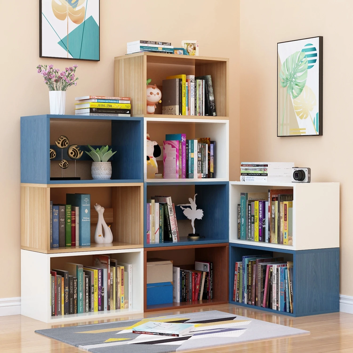 Floor-to-Ceiling Bookshelf: The Ultimate Space-Saving Solution for Modern Living Rooms