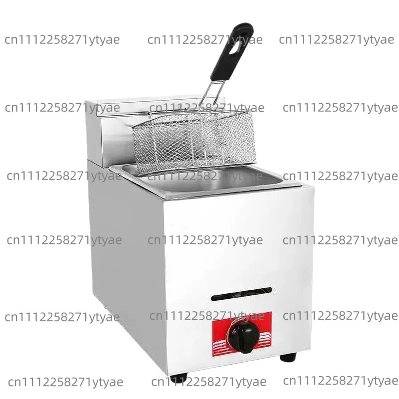 Fryer, skewers, fried chicken thighs, French fries, snacks, desktop single cylinder, double cylinder, stainless steel stall