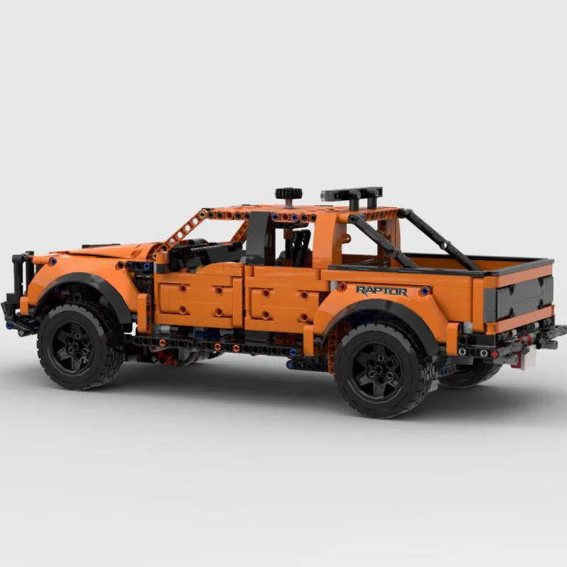 Nowy techniczny FORD F-150 Raptor Pickup upgrade Ver klocki do montażu cegieł DIY zabawki modele zmodyfikowane od 42126