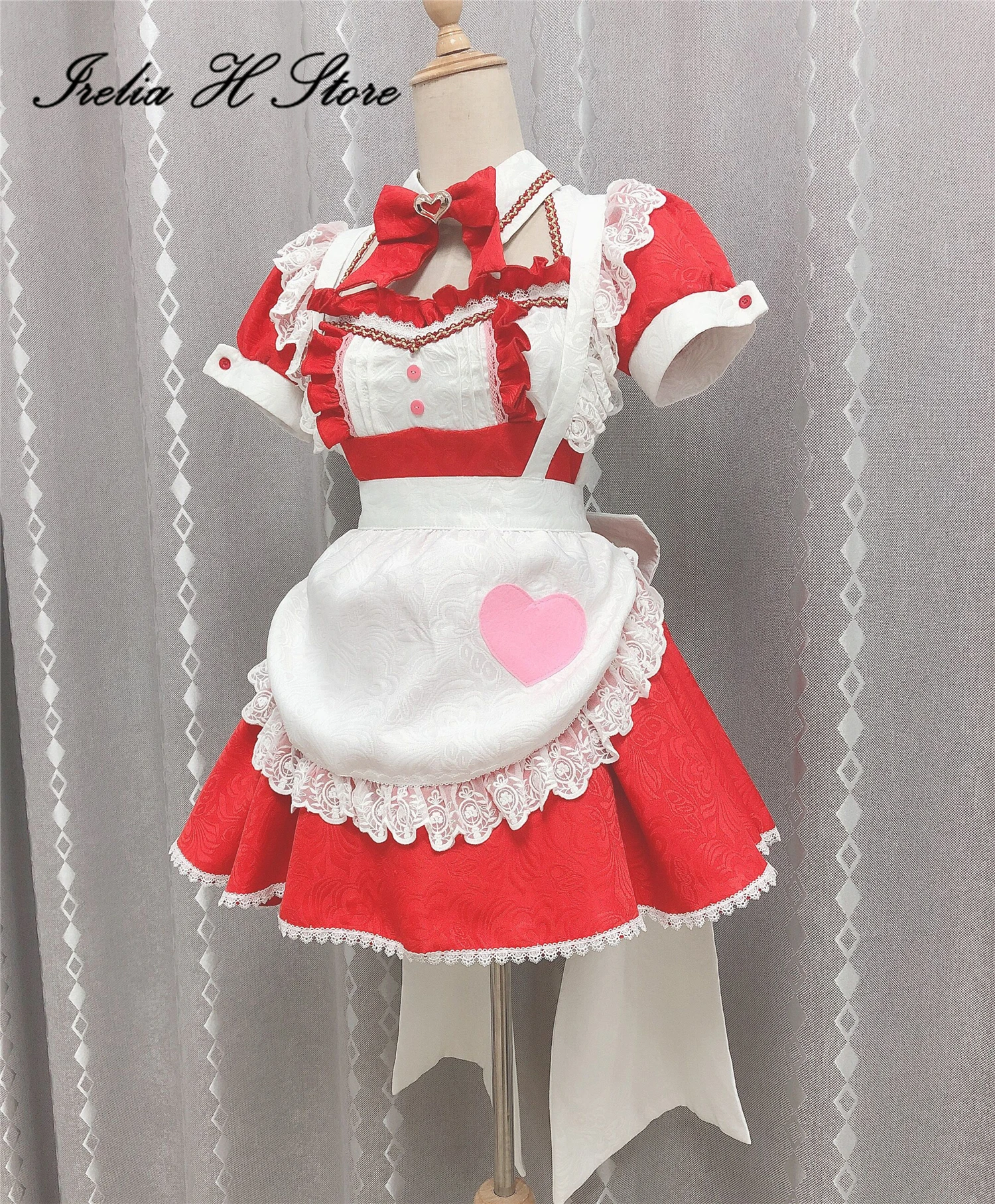 Irelia H Store Sword Art Online Maid Asuna Yuuki maid dress Cosplay costume custom made image 2