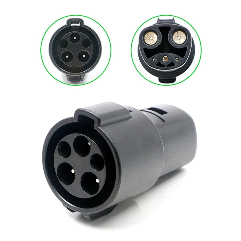 For Tesla Model X Electric Vehicle EVSE J1772 Adaptor Type 1 To Tesla Plug Car EV Charger Connector IEC 62196 Adapter