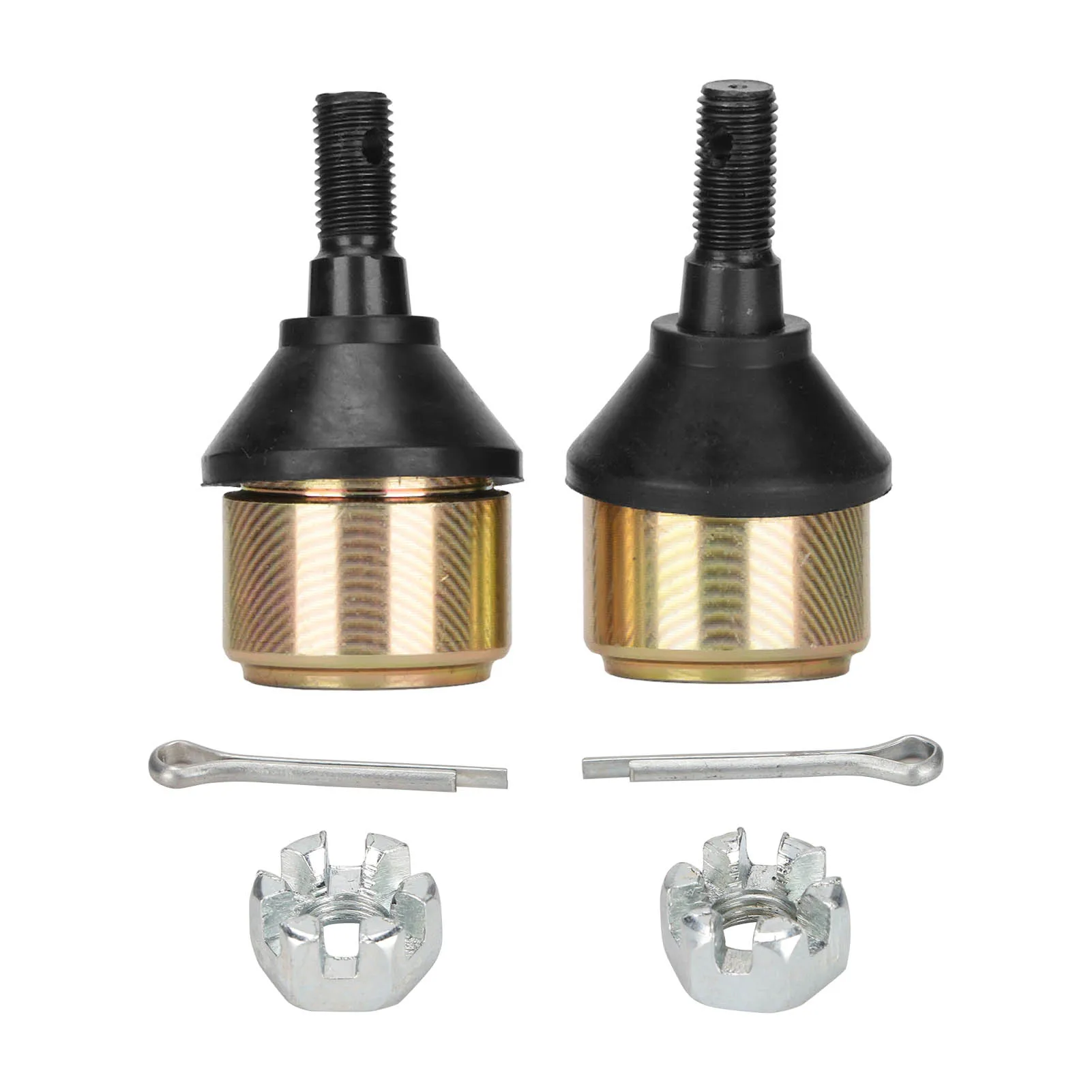 2-teiliges Kugelgelenk-Set unten 7080927 7061158 Chromstahl-Gummi-Ersatz für POLARIS SCRAMBLER SPORTSMAN Ranger