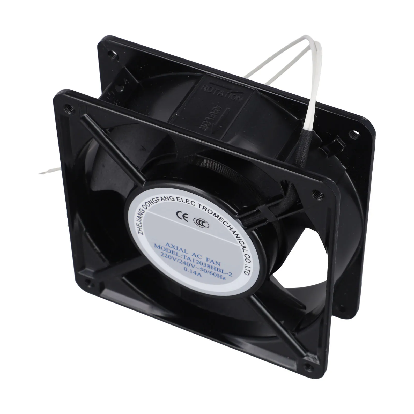 مدفأة مريحة مقاس 120 × 120 × 38 مم مروحة مدفأة مروحة توزيع حراري فعالة مروحة حرارية توزيع الحرارة