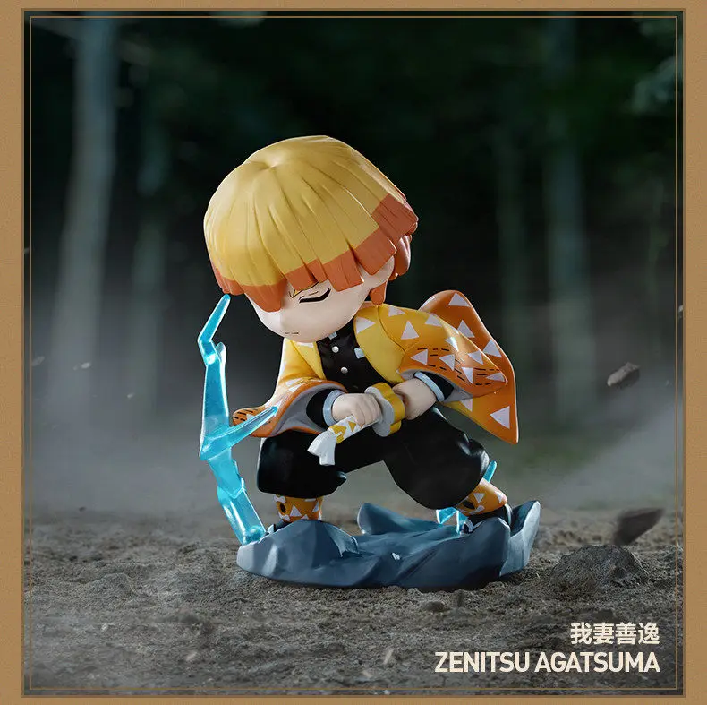 Echte POPMART Demon Slayer Zweite Generation Blind Box Kawaii Battle Anime Figuren Desktop-Ornamente Sammlerstücke Spielzeug Geschenk – Detail 8