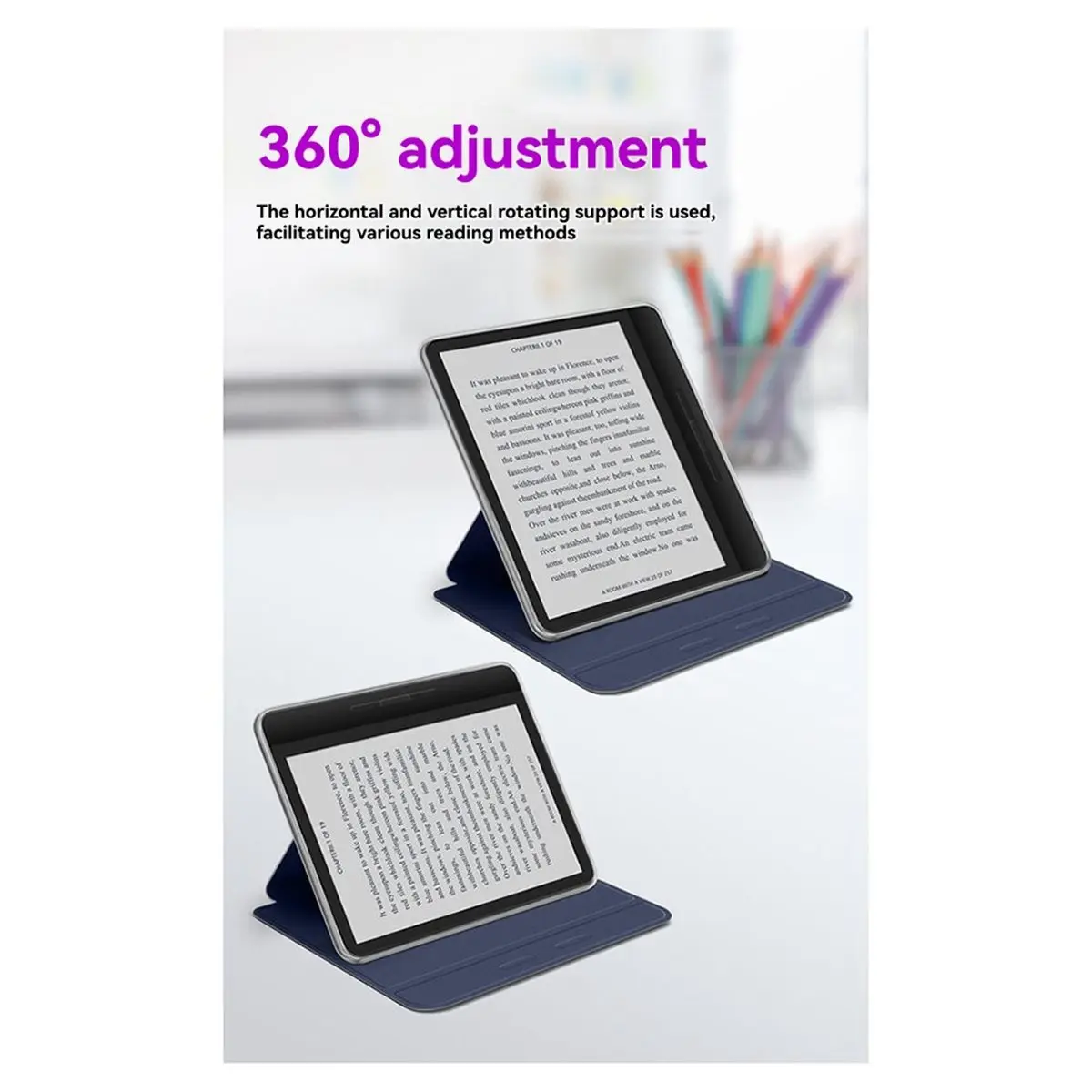 A86G NEW For Colour 7 Inch Case Magnetic Detachable Acrylic Back Cover for 2 EBook Shell N428