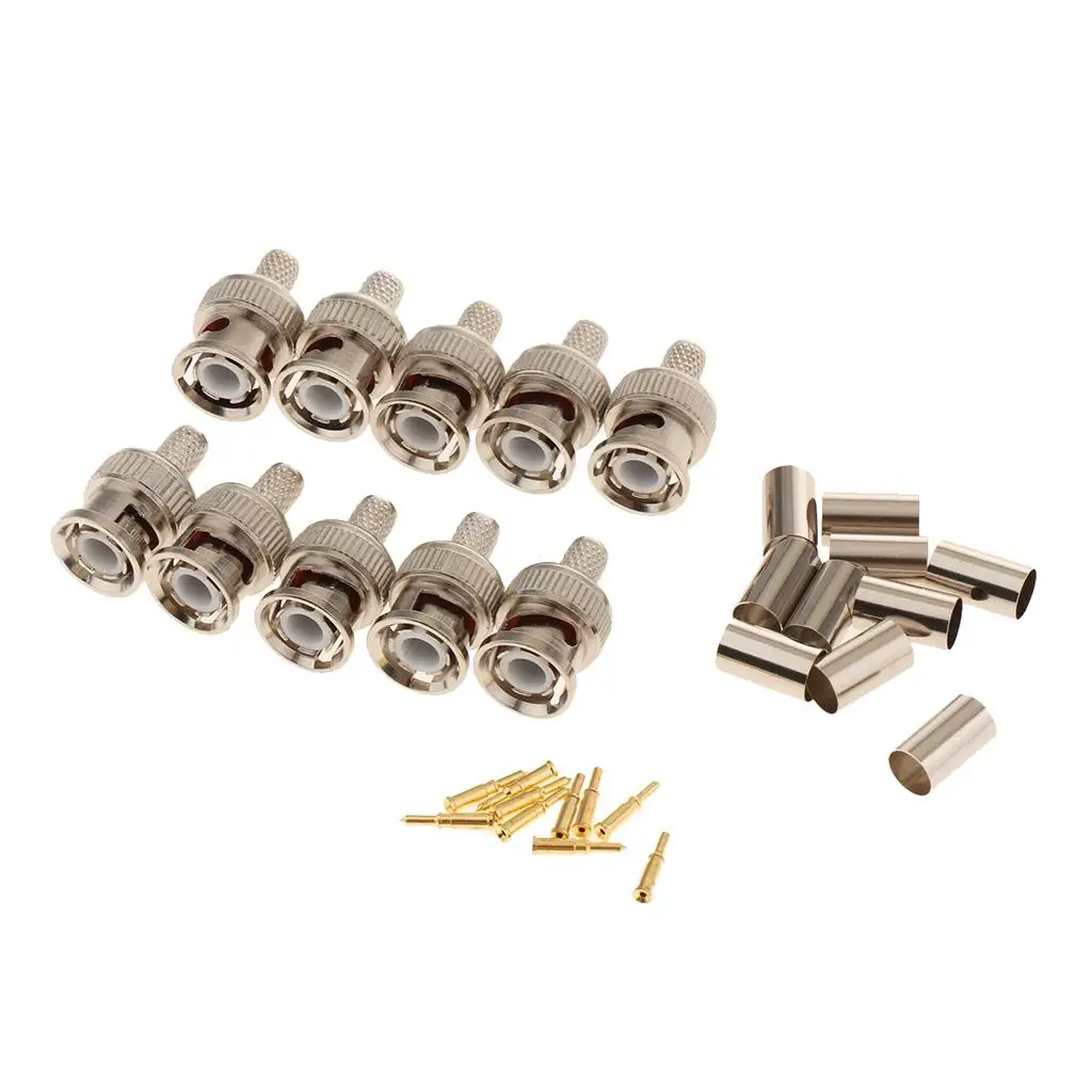 10 Stück profession eller BNC -On-Stecker BNC-Stecker adapter