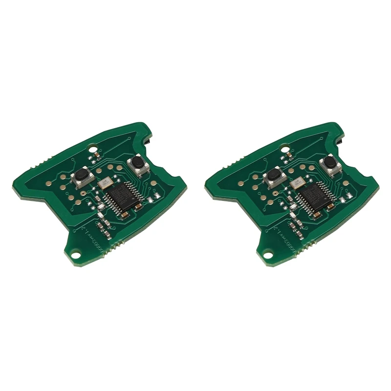 2X 433Mhz 2 Button Remote Key FOB Circuit Board For Peugeot 307 / Citroen 2000-2017 73373067C