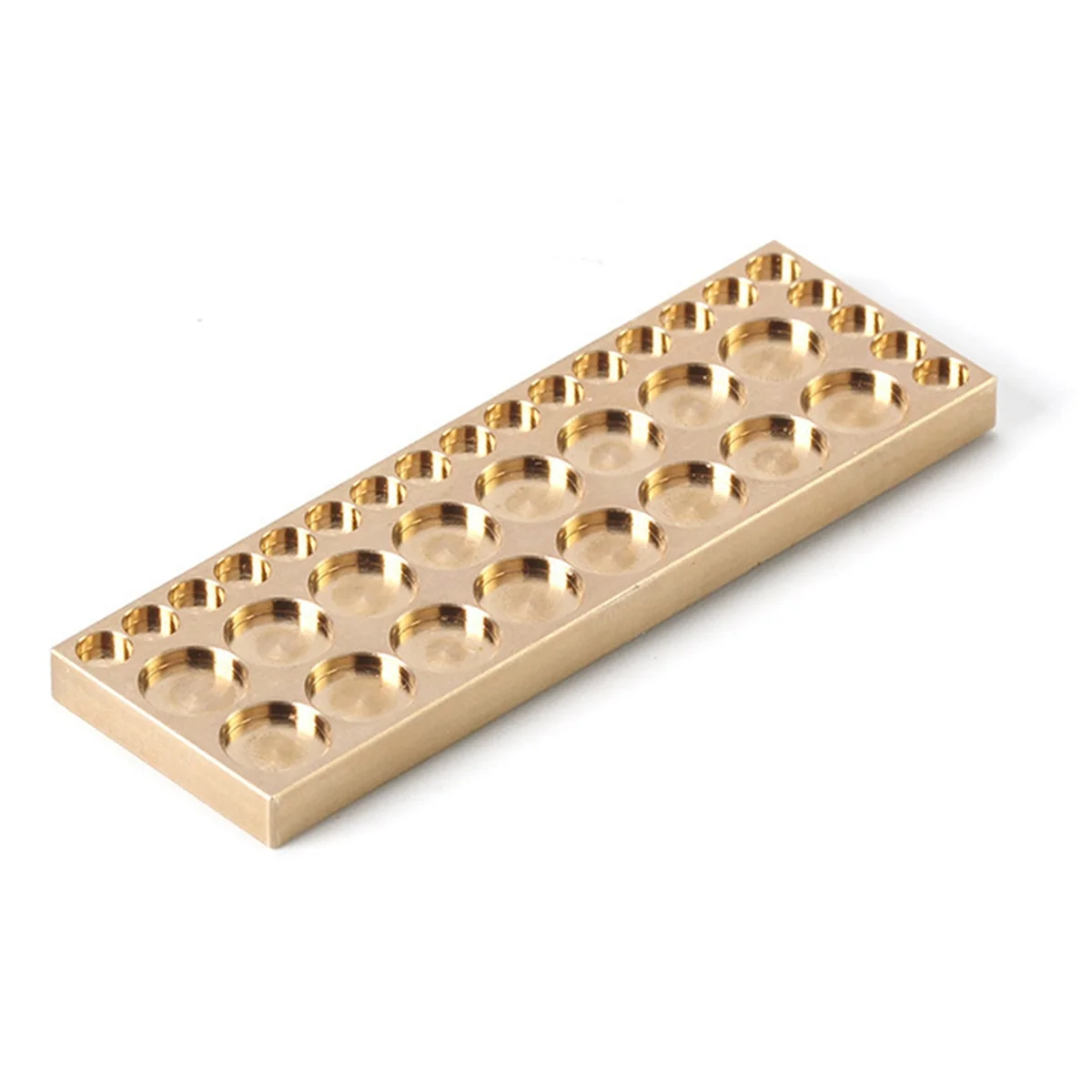 ELBA_Copper Watch Accessory Storage Box Multifunctional Tiny Screw Classification Storage Plate for Watch Repair Tool