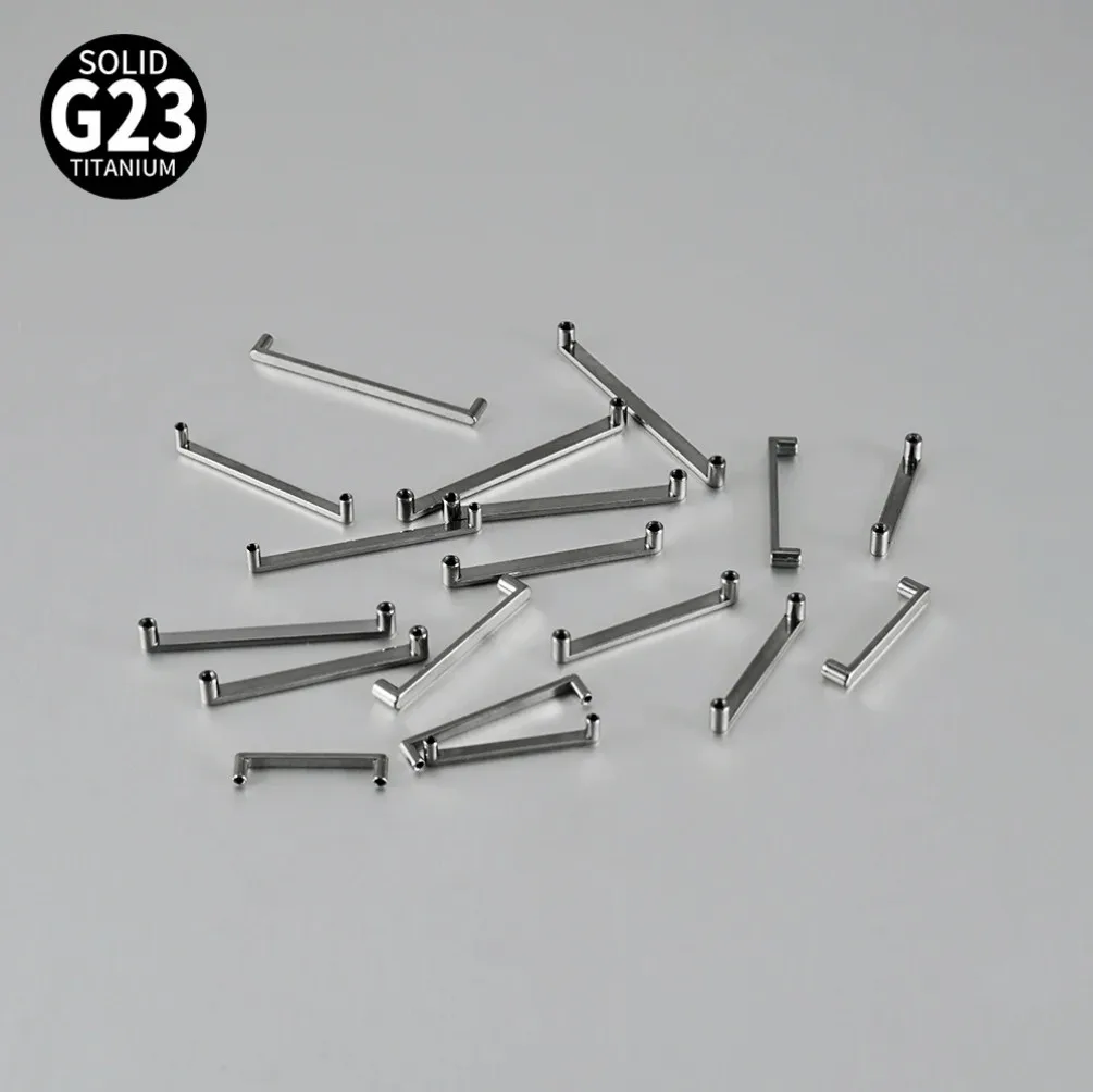 G23 Titanium Dermal Anchor Barbell Micro Dermal Anchor Bar Surface Piercings Internal Thread Skin Diver Jewelry Accessories 14G