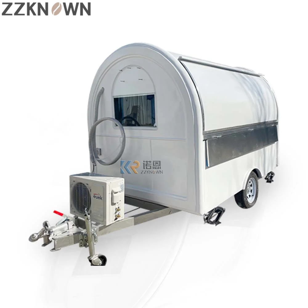 New Arrival Sustainable Snack Mobile Truck Food Kiosk Outdoor Vintage Trailer Towable For Sale CE Approved