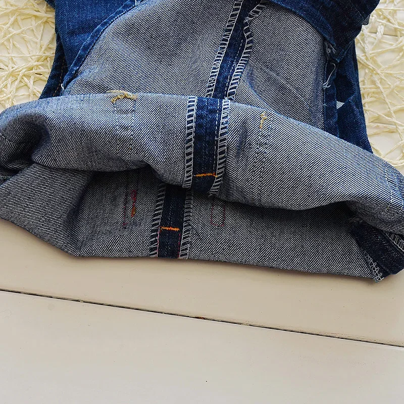 IENENS Toddler Infant Boys Long Pants Denim Overalls Dungarees Kids Baby Boy Jeans Jumpsuit Clothes Clothing Outfits Trousers image 5