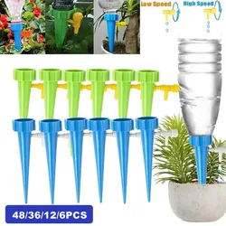 Automatic Drip Irrigation System Self Watering Spike for Flower Plants Greenhouse Garden Adjustable Auto Water Dripper Device