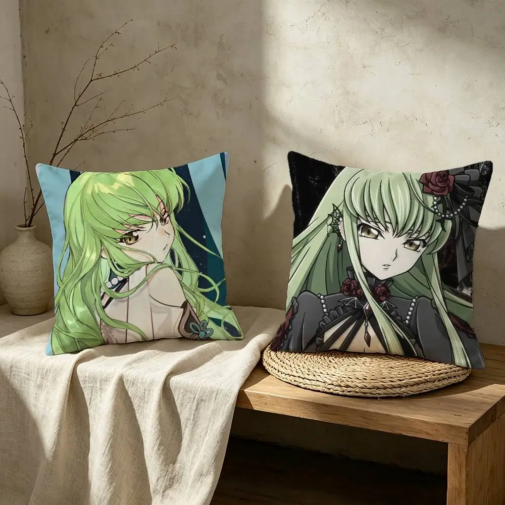 Anime C-Code Geass-s Pillow Case Cushion Cover Throw Pillow Case For Car Sofa