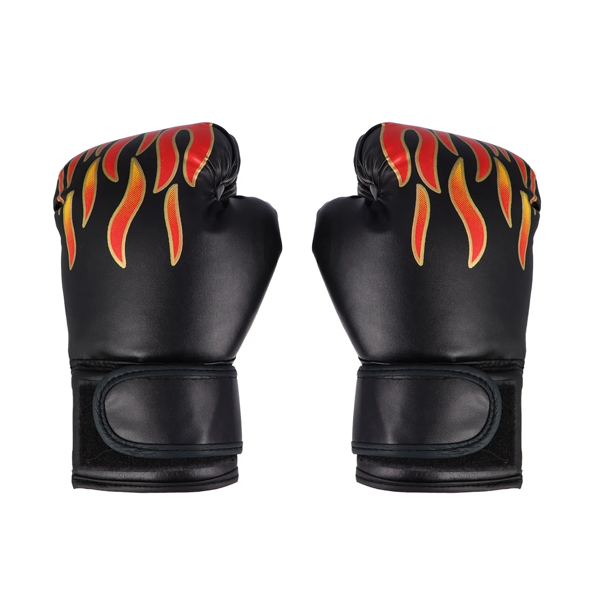 

Boxing Protective Gloves for Game PU Children Kids Mittens Flame Pattern Training