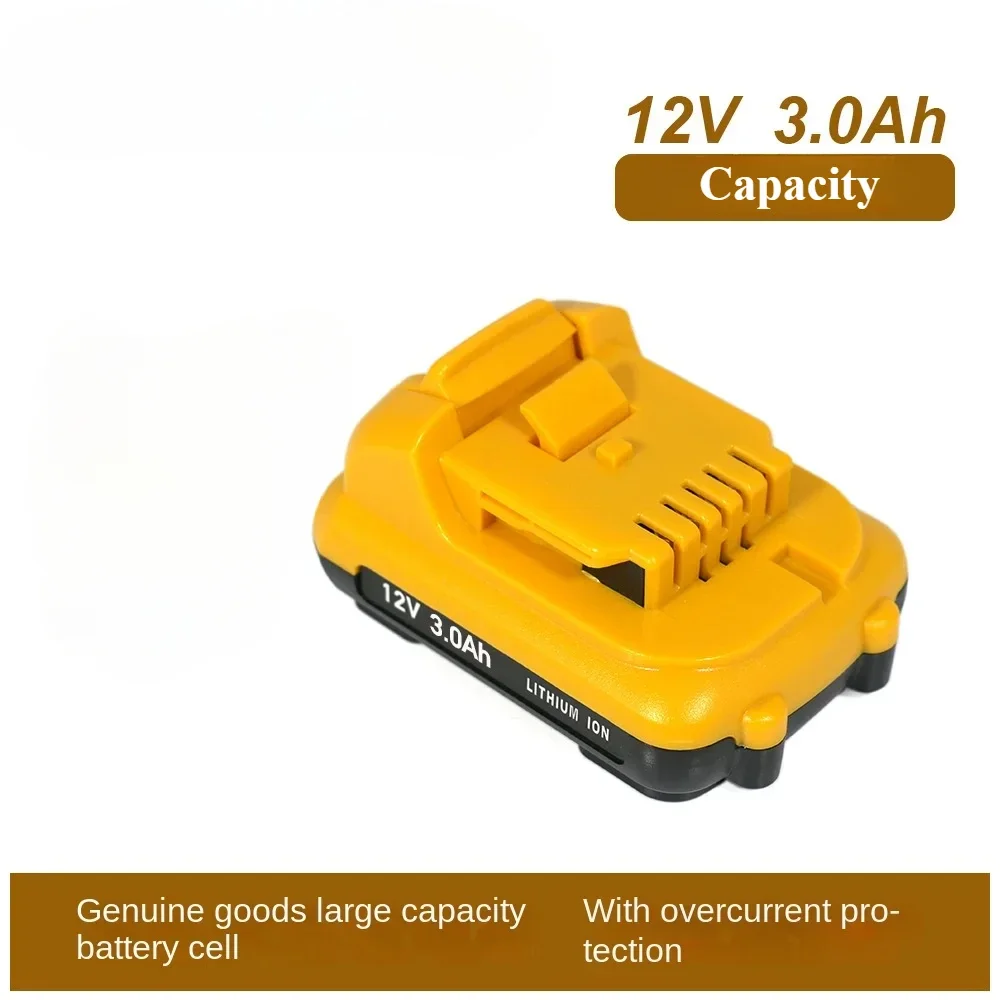 Replace for Dewalt 12V 3.0Ah/4.0Ah DCB120 rechargeable drill power tool battery 18650 lithium ion battery lithium ion battery