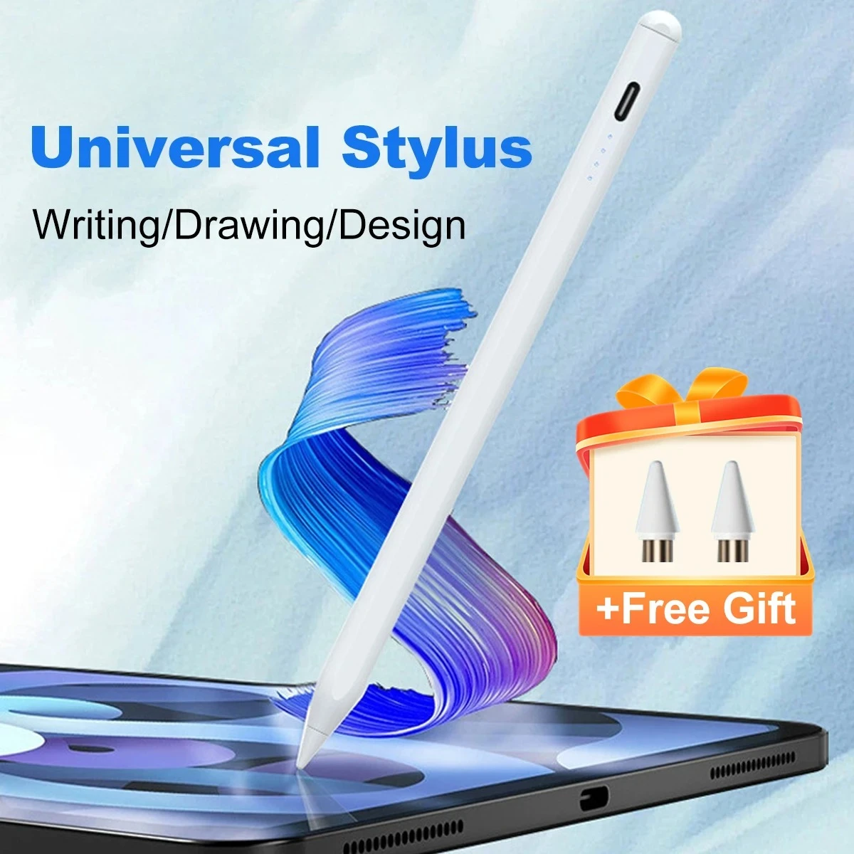 

Stylus Pen for Ios Android Capacitive Screen Touch Pen for Ipad Apple Pencil for Huawei Xiaomi Tablet Pen With Power Display