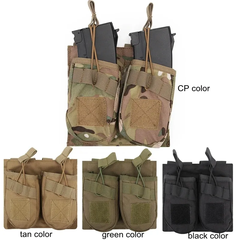 Single/Double/Triple Molle Multi Function Storage Package AK47 AR-15 Magazine Hunting Shooting Accessories AK Storage Package