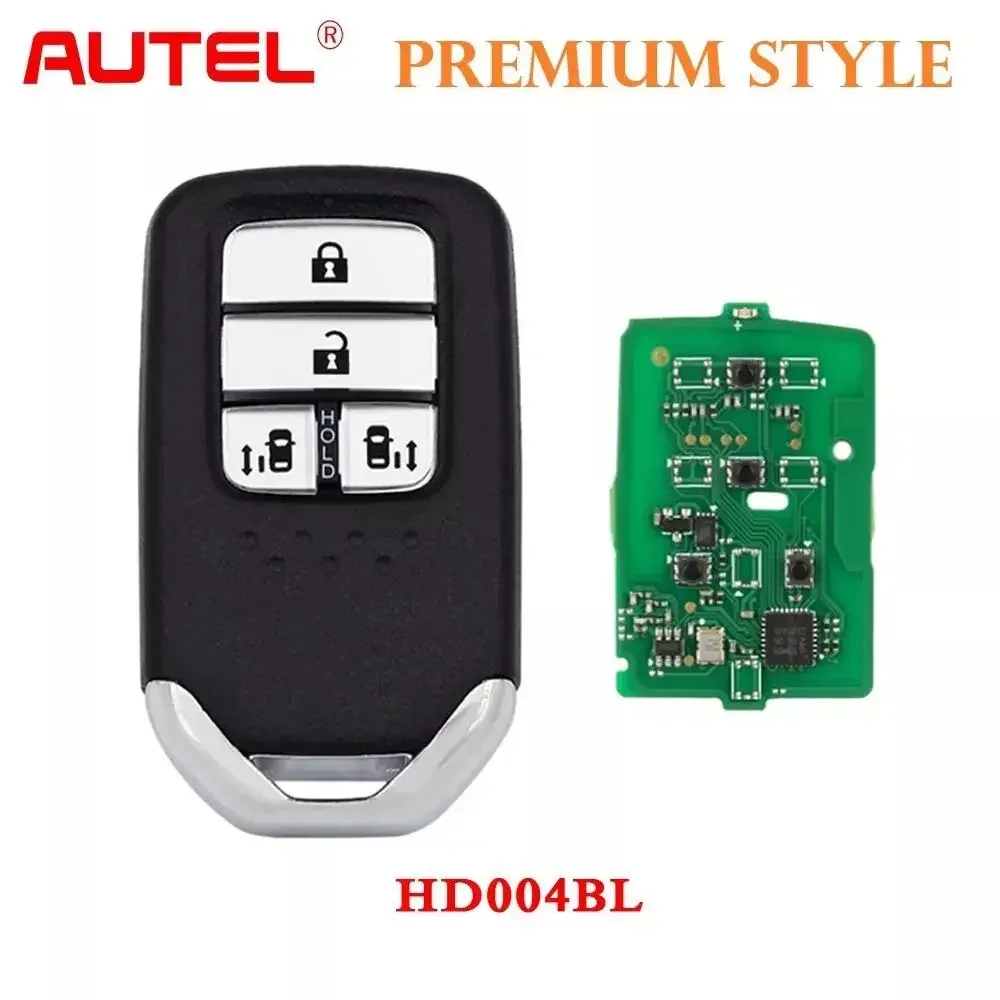 1PCS Autel IKEYHD004BL HD004BLUniversal Smart Remote Key 4 Buttons For Honda For Autel Smart Key For KM100 IM508 IM608 KM100E