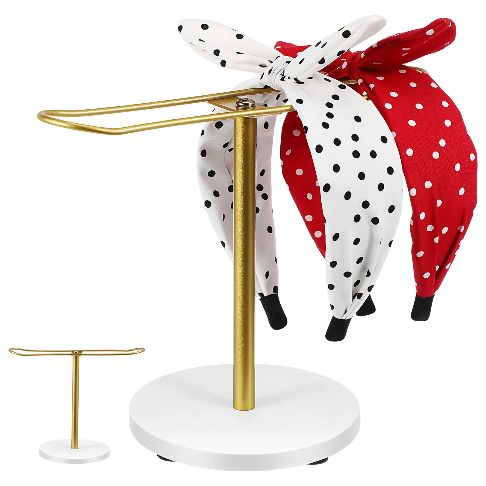 

Headband Finishing Rack Organizer for Desk Storage Desktop Display Bedroom Holder Vanity Hairband Stand