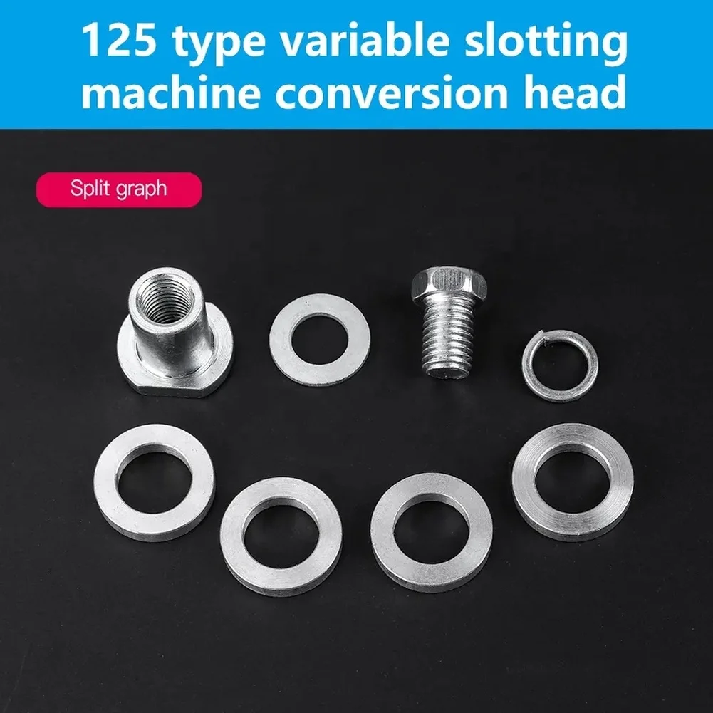 

Slotting Machine Conversion Adapter Head for 100mm and 125mm Angle Grinders Using M10 or Thread Mounting Interfaces